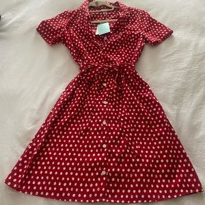 NWT Red Polka Dot Dress Valentines Day